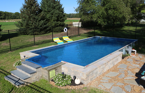 DIY backyard pool build