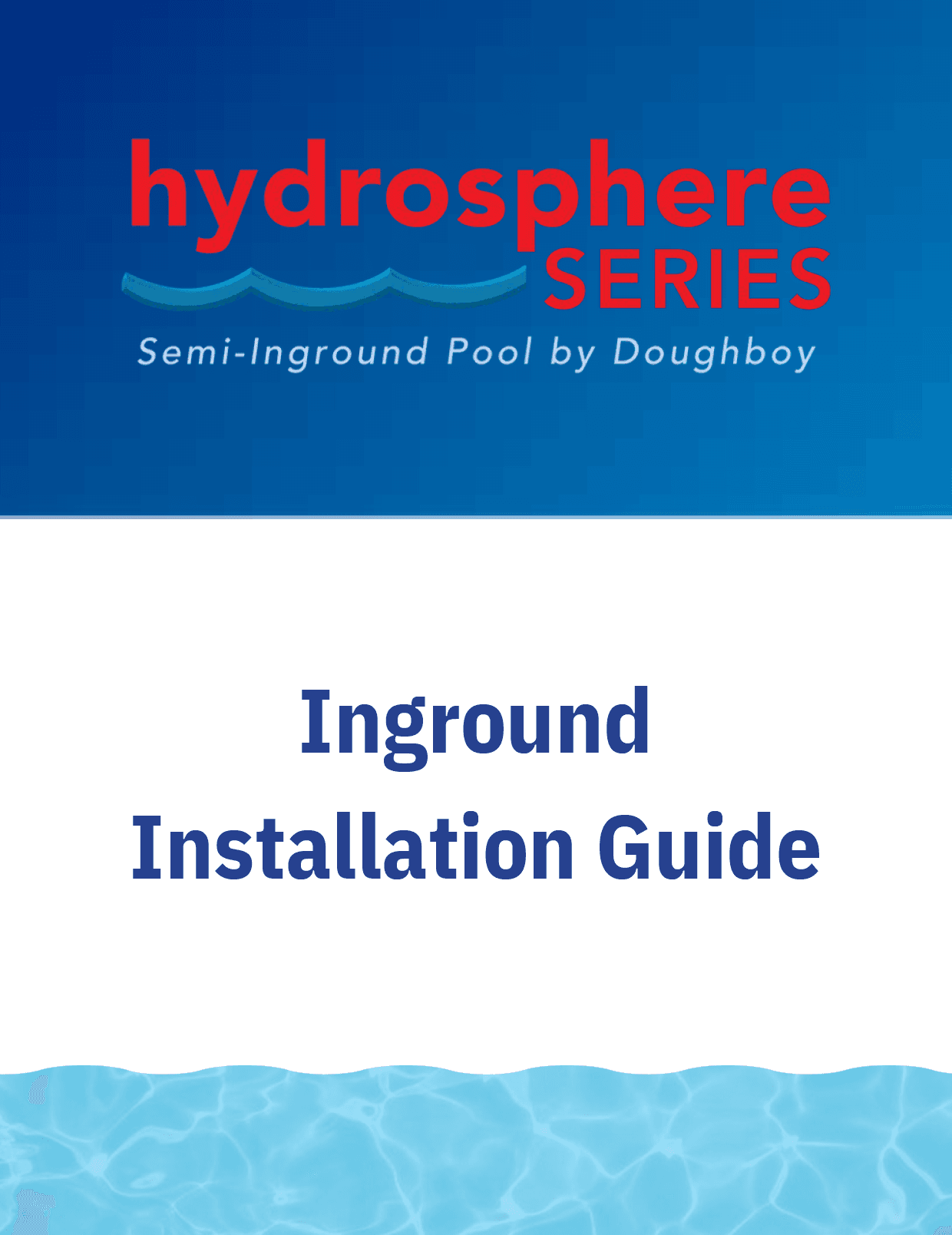 Inground Installation Guide